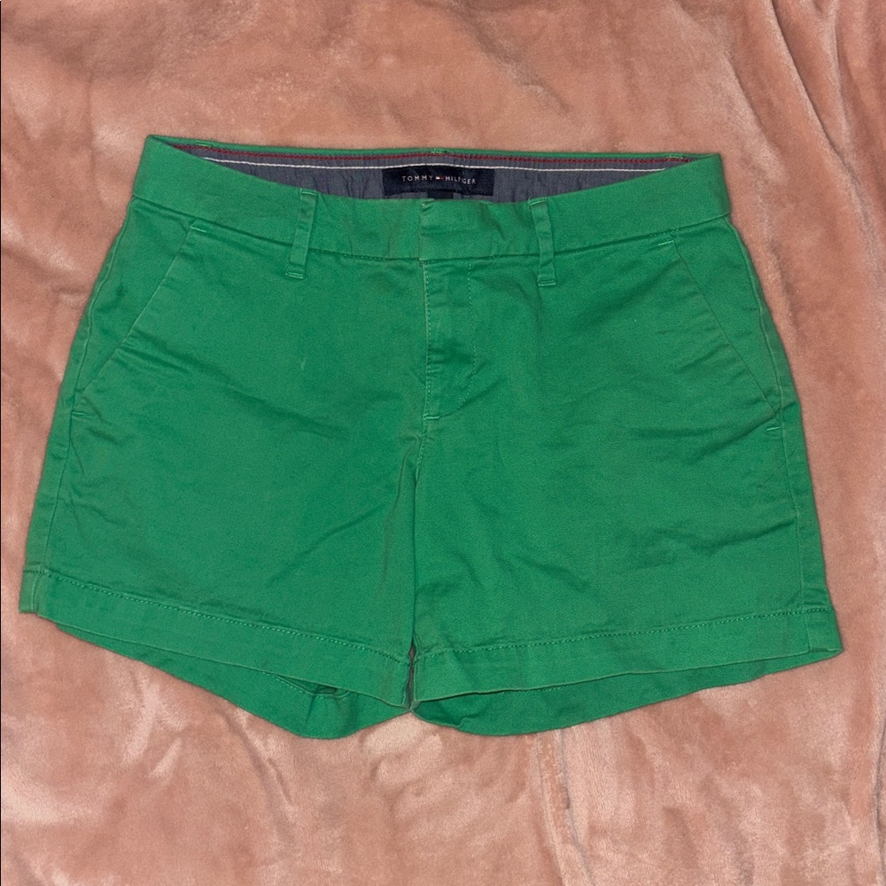 Tommy Hilfiger Vibrant Green Women's Shorts